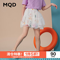 [F]MQD童装女童半身裙2020夏季新款宽松满版网纱公主裙洋气荷叶 *5件