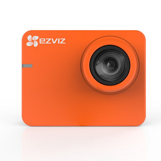 萤石（EZVIZ）S2运动相机 1080P高清 智能运动摄像机 直播迷你小相机 户外航拍潜水防抖相机 （橙色）