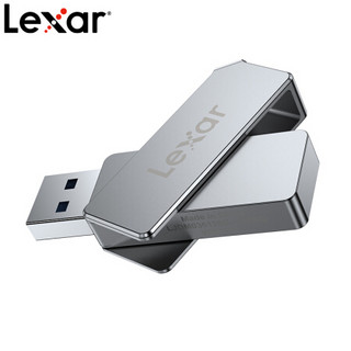 雷克沙（Lexar）M36 高速U盘 USB3.0 金属旋转U盘电脑系统读速100MB/s 128G U盘 坚固耐用便携防丢