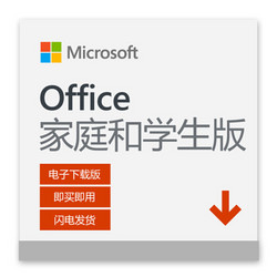 Microsoft 微软 Office 2019 家庭学生版 密钥