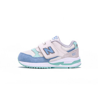 New Balance NB童鞋 530系列 男女童鞋中童复古儿童运动鞋 KV530SEP/蓝色 30码/17.5cm