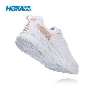 HOKA ONE ONE女克利夫顿6缓冲公路跑步鞋Clifton6透气轻便 白色 /玫瑰金 US 6.5 /235mm