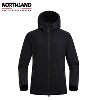 诺诗兰2020秋冬新款男式弹力外套户外运动时尚外套 NTJAN5502S 纯黑色 175