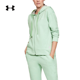 安德玛官方UA Recovery Fleece女子运动拉链外套Under Armour1348712 绿色189 S