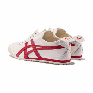 Onitsuka Tiger鬼塚虎休闲一脚懒人鞋男女 MEXICO66 SLIP-ON D3K0Q 奶白/红色 40