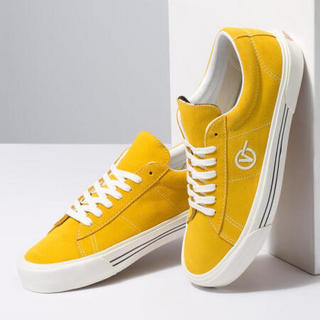 vans范斯男女鞋帆布鞋低帮鞋系带休闲鞋单鞋3933925 OG Yellow/Suede 10.0 Men = 11.5 Women