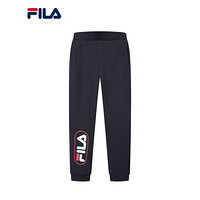 FILA 斐乐官方男子针织长裤2020春季新款收口长裤男-11 传奇蓝-NV 165/76A/S