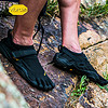 vibram 五指鞋男 晨跑夜跑赤足鞋轻便透气跑步鞋健身休闲运动鞋KSO M145/银灰色 40