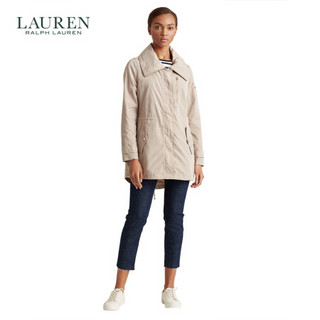 Lauren/拉夫劳伦女装 2020年春季领口带帽防寒短上衣60250 260-棕色 M