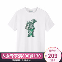 经典款Columbia哥伦比亚户外男子城市户外吸湿T恤AE0542 100 XXL(190/104A)