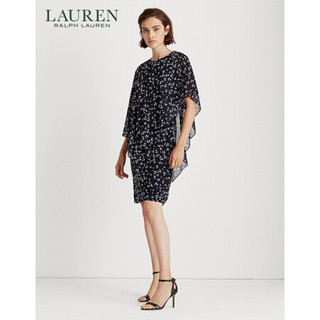 Lauren/拉夫劳伦女装 2020年春季花卉乔其纱宽松直筒连衣裙60275 101-碎花 2