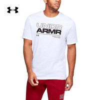 安德玛官方UA Baseline运动短袖T恤男女同款Under Armour1351293 白色100 男码XL