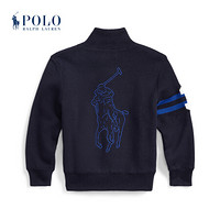 Ralph Lauren/拉夫劳伦男童 2020年春季双面两穿毛衣32986 400-蓝色 7