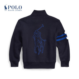 Ralph Lauren/拉夫劳伦男童 2020年春季双面两穿毛衣32986 400-蓝色 7