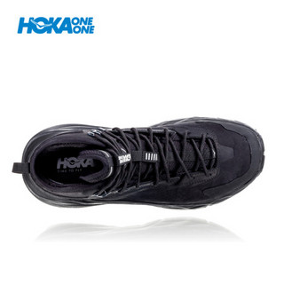 HOKA ONE ONE男卡哈KAHA GTX户外高帮防水军靴登山徒步鞋 黑色 / 幻影灰 9/270mm