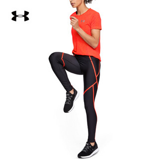 安德玛官方UA Vanish女子运动短袖T恤Under Armour1345956 橙色836 M