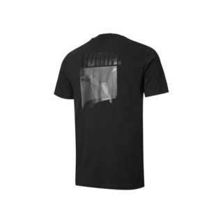 PUMA 彪马 TFS GRAPHIC 男子运动T恤 599997-01 黑色 S