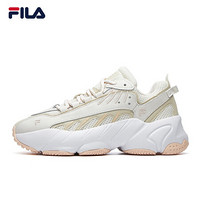 FILA 斐乐女鞋ADE老爹鞋2020夏季网面透气休闲百搭运动鞋 喷射白/米色-JA 36.5