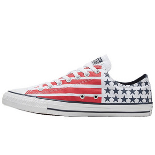 CONVERSE 匡威 男女 CONVERSE ALL STAR系列 Chuck Taylor All Star 帆布鞋 167838C 41码 US7.5码 白色/暗蓝/红色