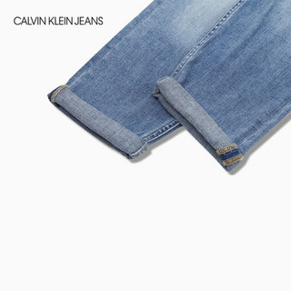 CK JEANS 2020秋冬新款 女装中腰男友版破洞牛仔裤CKJ061 J214053 1A4-蓝色 26