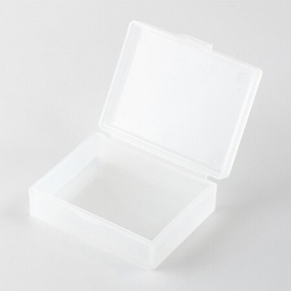 无印良品 MUJI 聚丙烯小物盒/M 半透明 64×52×20ｍｍ