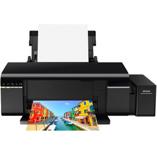 EPSON 爱普生 L805 家用彩色墨仓式照片打印机&朗呈4R/6寸 230g 100张/包 相纸/高光照片纸套装