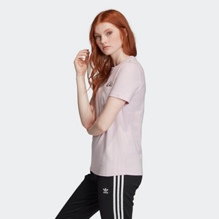 阿迪达斯官网 adidas 三叶草 Graphic Tee 女装运动短袖T恤GK5164 如图 38