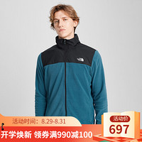 TheNorthFace北面抓绒衣男户外舒适保暖上新|49AE Q31/蓝色 L