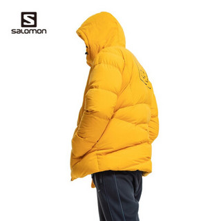 萨洛蒙（Salomon）男款连帽羽绒服运动茄克休闲上衣PUFFDOWN JKT M 黄色201006 M