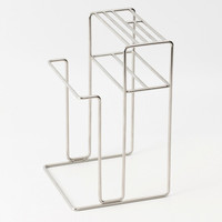 無印良品 MUJI 不锈钢厨具收纳架 银色 214X136X132.5mm