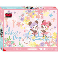 迪士尼(Disney)儿童进阶拼图玩具二合一 米奇男孩礼物3-6岁(古部盒装拼图带图纸100片+200片)11DF3002010S