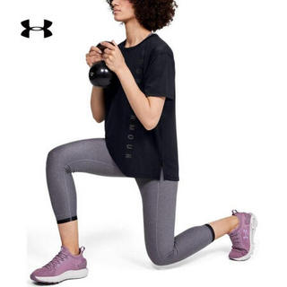 安德玛官方UA Armour Sport女子运动短袖T恤Under Armour1355703 黑色001 L