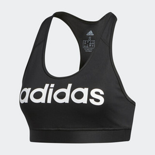 阿迪达斯官网 adidas GRAPHIC BRA 女装训练运动内衣D68154 黑/白 A/L(170/92A)