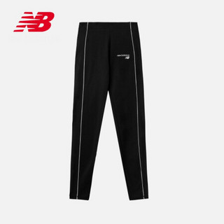 New Balance NB官方2020新款女款WP03804运动裤松紧腰简约百搭长裤针织舒适长裤 BK S