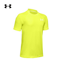 安德玛官方UA Sun Armour男童运动短袖T恤Under Armour1351678 黄色786 童XL