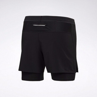 Reebok锐步运动健身OSREPIC2-1RUNSHORT男子夏季短裤五分裤FL0112 FL0112_黑色 A/XL