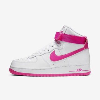 耐克Nike Air Force 1 High 08 LE女子运动板鞋334031 White/Berry/Fuchsia 10