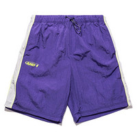 AND1 BALLER春季新款舒适男梭织短裤夏季男子运动短裤ABN9250 深紫色 M