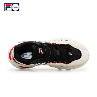 FILA FUSION斐乐 ADE 男子复古老爹鞋2020秋季新款潮鞋时尚休闲鞋 香雪白/黑-WB 40.5