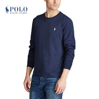 Ralph Lauren/拉夫劳伦男装 2020年春季定制修身版型针织T恤12135 410-海军蓝 XL