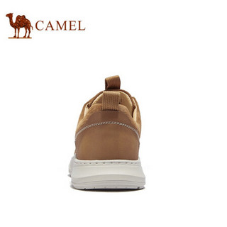 骆驼（CAMEL） 休闲鞋男士复古板鞋透气舒适鞋子男 A032097280 驼色 40