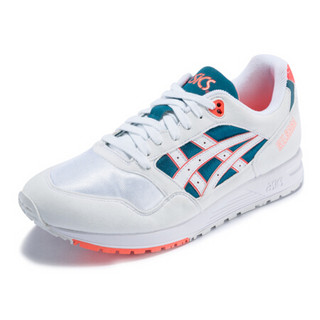 Asics tiger 运动休闲鞋 中性 GELSAGA 1193A071-102 【AT】 白色/湖蓝色 41.5