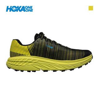 HOKA ONE ONE女飞速羚羊竞技版山地越野跑步鞋Evo竞速秋 橘黄色/黑色 US 6.5 /235mm