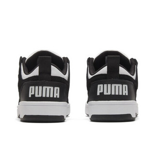 PUMA 彪马 官方 新款男女同款情侣经典休闲鞋 REBOUND 370539 黑色-白 01 41