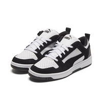 PUMA 彪马 官方 新款男女同款情侣经典休闲鞋 REBOUND 370539 黑色-白 01 41