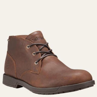 Timberland添柏岚男鞋皮鞋中帮短靴A1R2D201 Dark Brown Full-Grain 8 M