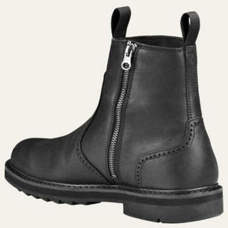 Timberland添柏岚男鞋皮鞋侧拉链切尔西短靴A297A015 Black FG 10 M