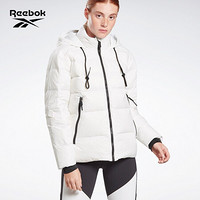 Reebok锐步 运动健身OW C DWN JKT女子羽绒夹克 FU1691_白 A/XS