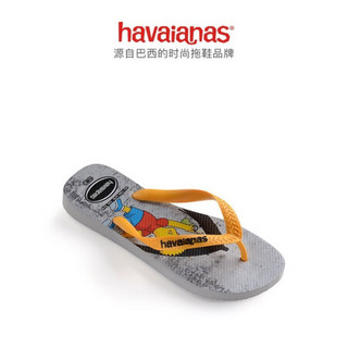 Havaiana哈唯纳 Simpsons 2020(哈瓦那)辛普森一家防滑男女人字拖鞋女鞋 0110-烟灰色/印花 适合 37-38码