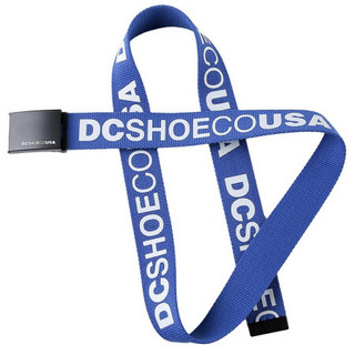 DCSHOECOUSA 帆布皮带潮运动户外尼龙休闲裤带 腰带男潮款卡扣皮带 5130E918 蓝夹色-BQR0 均码